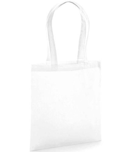 Westford Mill Organic Premium Cotton Tote Bag - WHI - ONE